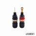EIZZ EZ-301 Gold plated OFC Copper Binding posts 