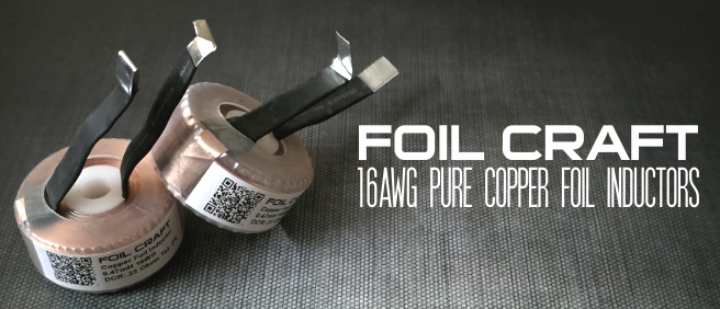 Foil Craft Pure Copper Foil 16AWG Inductors 