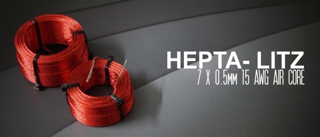 Hepta-Litz 15AWG Air Core Inductors