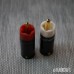 RCA Male Plug CX-3 Tellurium Copper RCA Bullet Plugs 