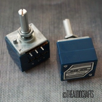 ALPS RK27 Blue Velvet Potentiometer A20KX2